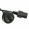 Swe-Tech 3C Australian/Chinese Computer/Monitor Power Cord, AS/NZS 3112 to C13, 6 foot FWT10W1-19206